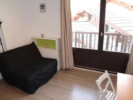 Location appartement à Les Orres, Studio 4 pers. au cœur des Orres avec balcon et accès direct aux pistes