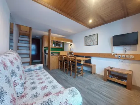 Duplex ski aux pieds avec balcon sud-est, Les Arcs 1800 : photo 2