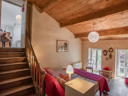 Maison au bord de la rivière à Bonnes, 10 pers., accès canoë : photo 29