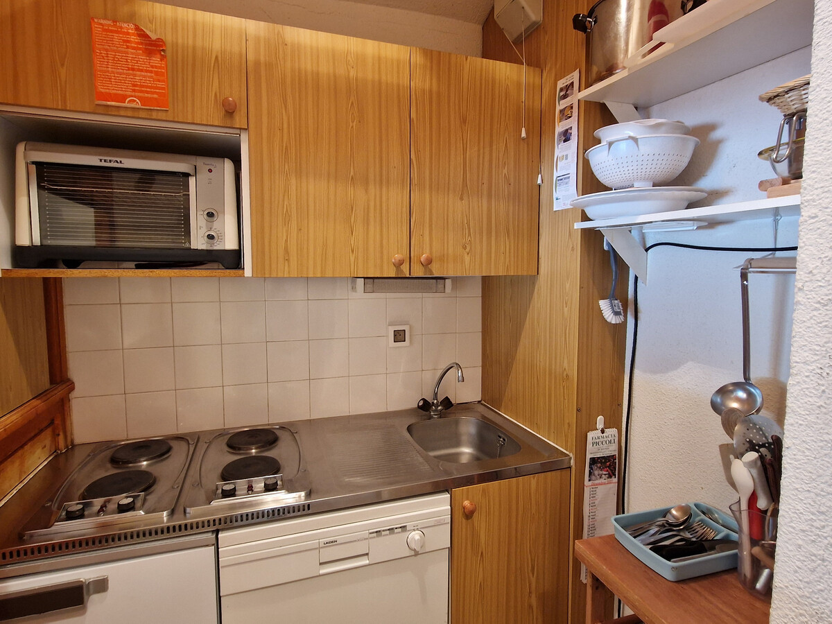 Studio cabine 4 pers Valfréjus, 50m télécabine - Photo 5