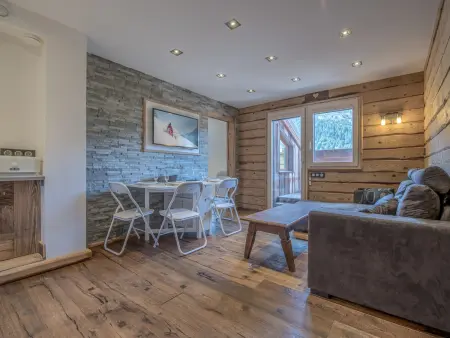 Location appartement à Méribel, Bel appartement avec terrasse à Méribel, 2 chambres, conciergerie incluse