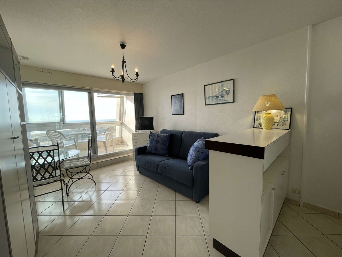 Studio Saint-Jean-de-Monts, balcon fermé mer et parking - Photo 1