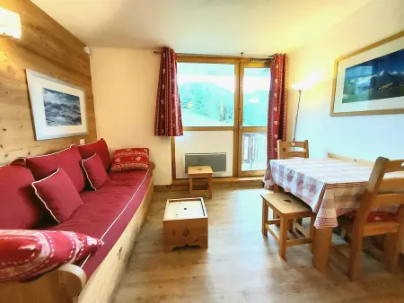 Studio-cabine 4 pers, balcon sud, pieds des pistes : photo 3