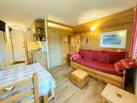 Studio-cabine 4 pers, balcon sud, pieds des pistes : photo 5