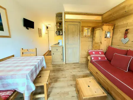 Studio-cabine 4 pers, balcon sud, pieds des pistes : photo 6