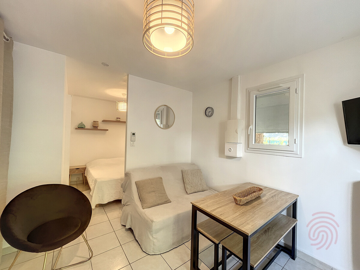 Studio 24 m² terrasse Sud, 650 m thermes - Photo 2