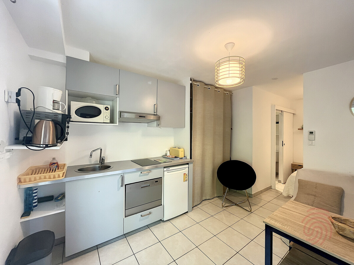 Studio 24 m² terrasse Sud, 650 m thermes - Photo 4