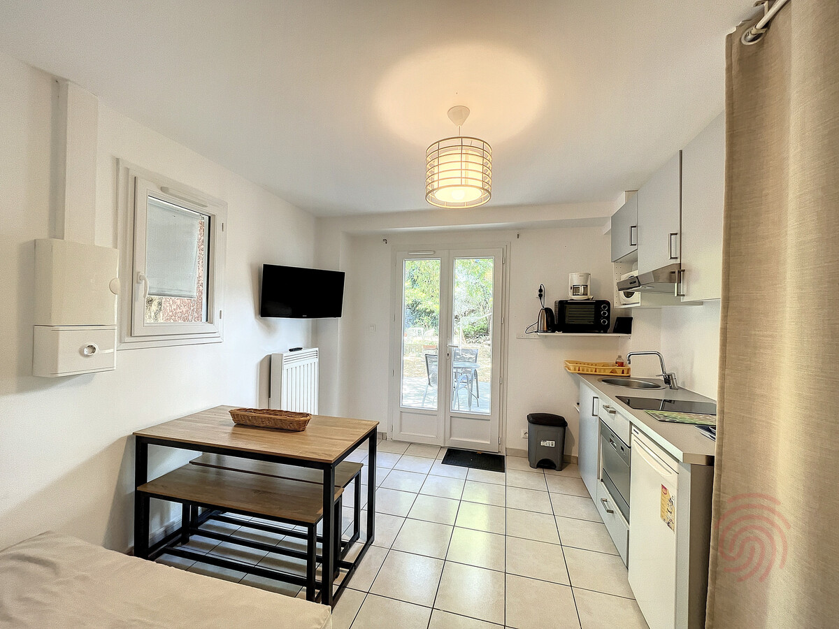 Studio 24 m² terrasse Sud, 650 m thermes - Photo 6