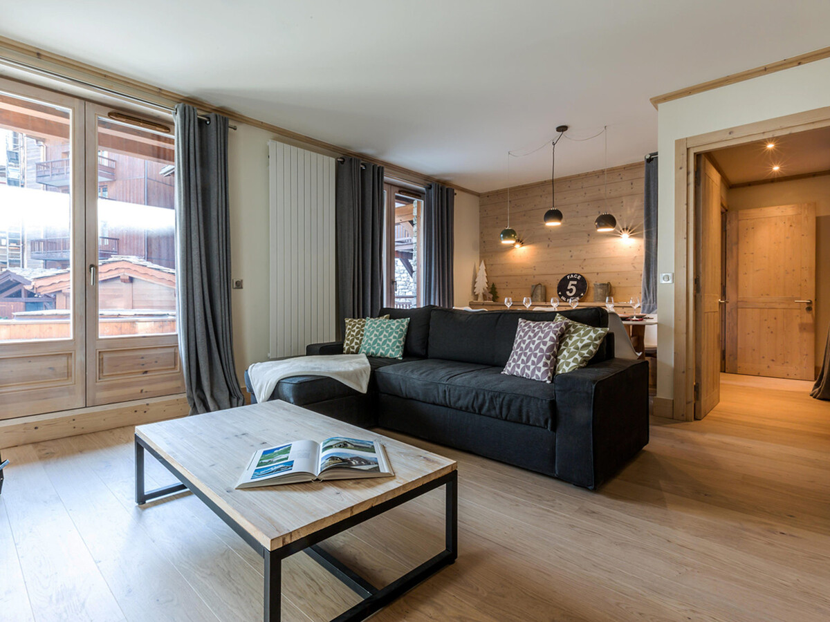 Appartement 6 pers. centre Val-d'Isère, balcon sud & parking - Photo 1