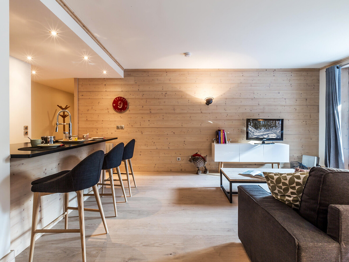 Appartement 6 pers. centre Val-d'Isère, balcon sud & parking - Photo 7