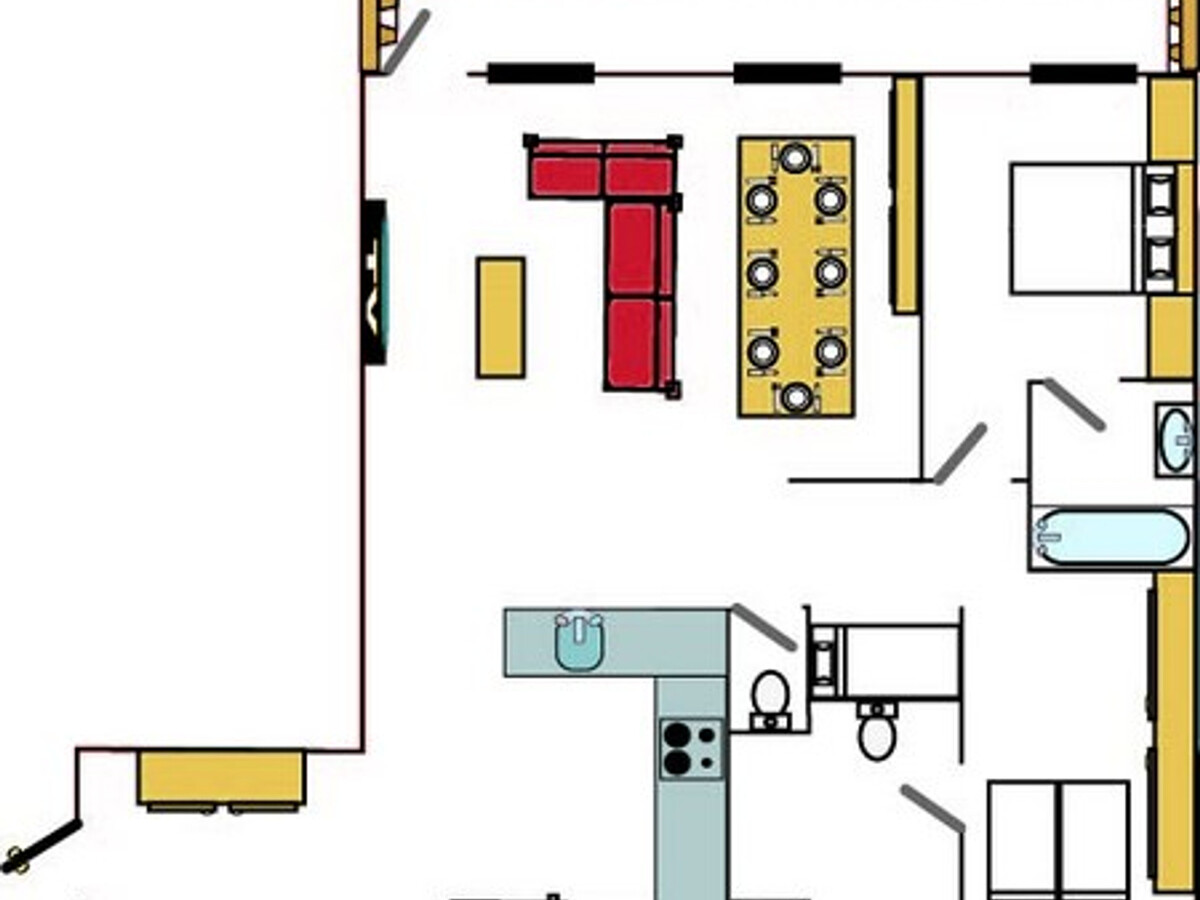 Appartement 6 pers. centre Val-d'Isère, balcon sud & parking - Photo 8