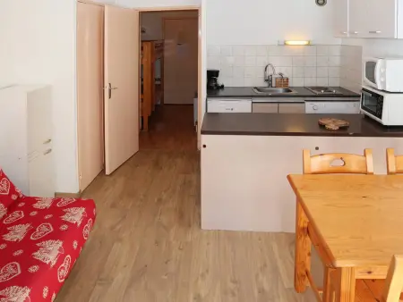 Studio 4 pers. aux Orres, skis aux pieds et animaux admis : photo 4