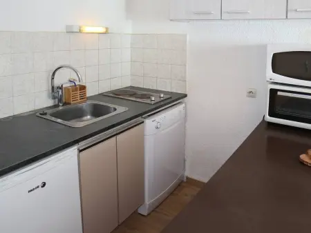 Studio 4 pers. aux Orres, skis aux pieds et animaux admis : photo 5