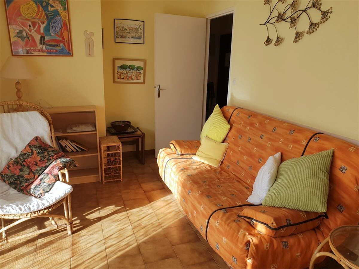 T2 Argelès-sur-Mer : loggia sud, parking privé - Photo 3