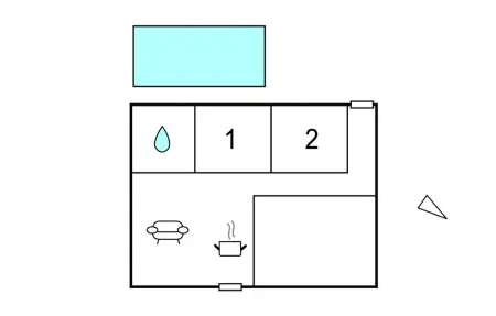 Maison 2 chambres avec piscine privée à Portiragnes : photo 20