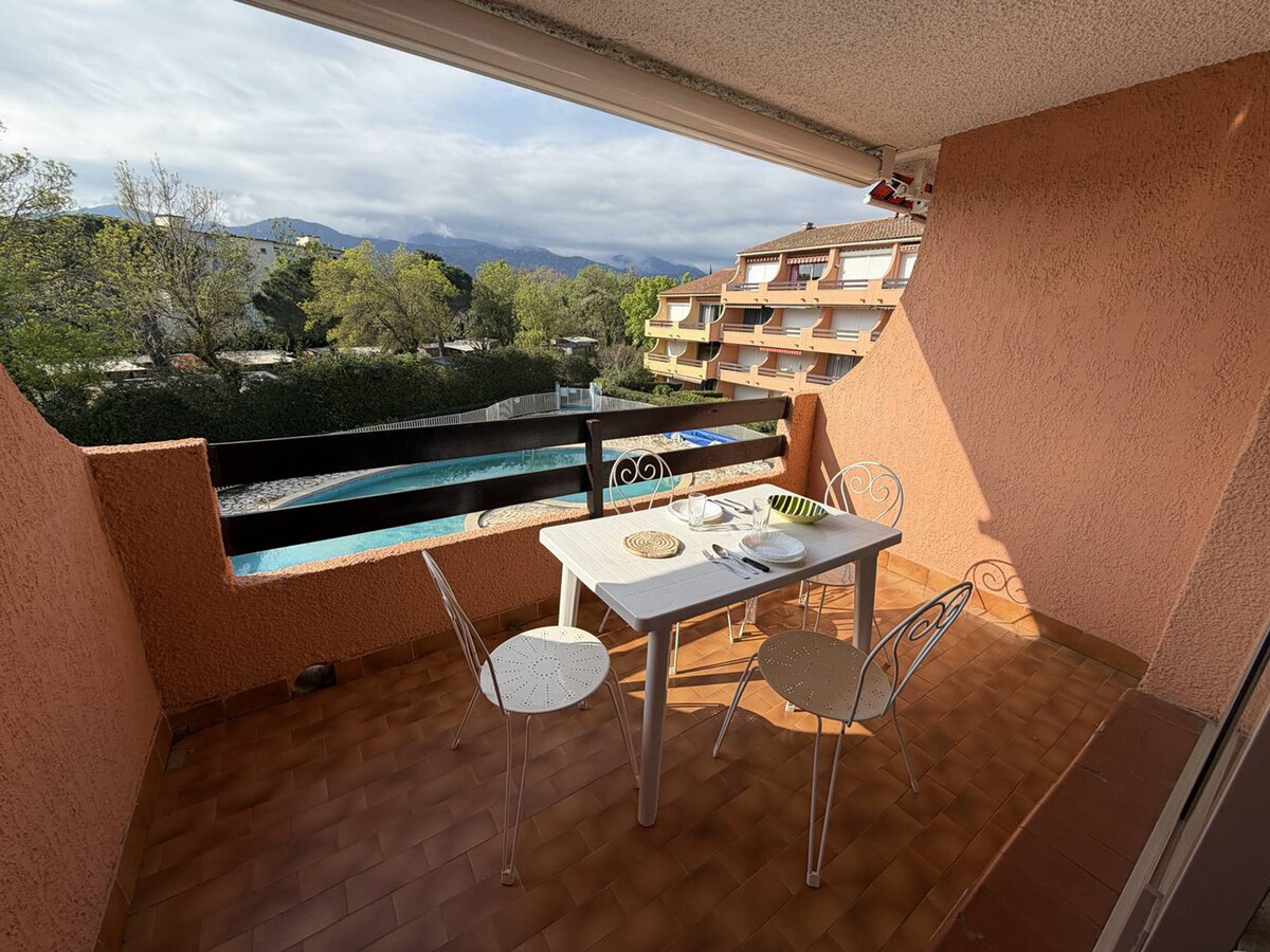 T2 lumineux Argelès-sur-Mer, loggia sud, piscine et parking - Photo 2