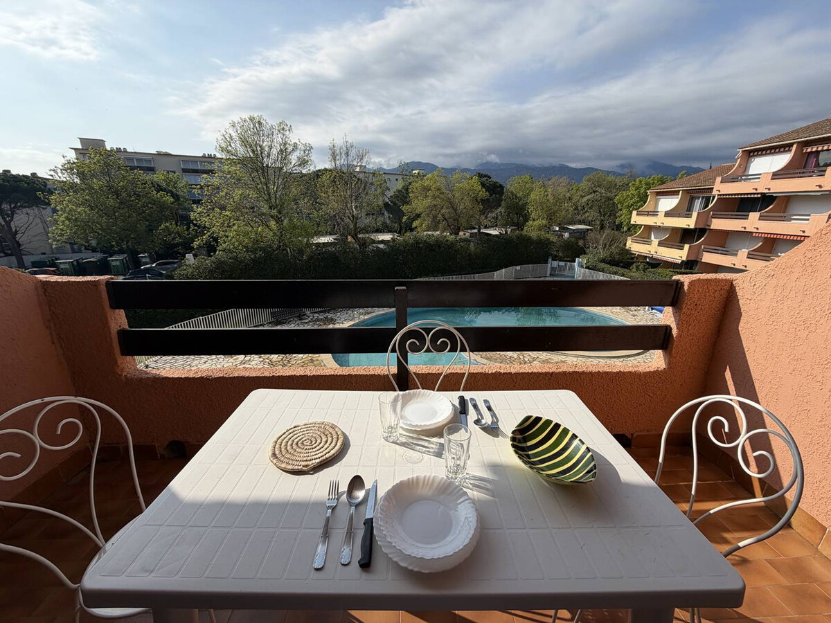 T2 lumineux Argelès-sur-Mer, loggia sud, piscine et parking - Photo 3