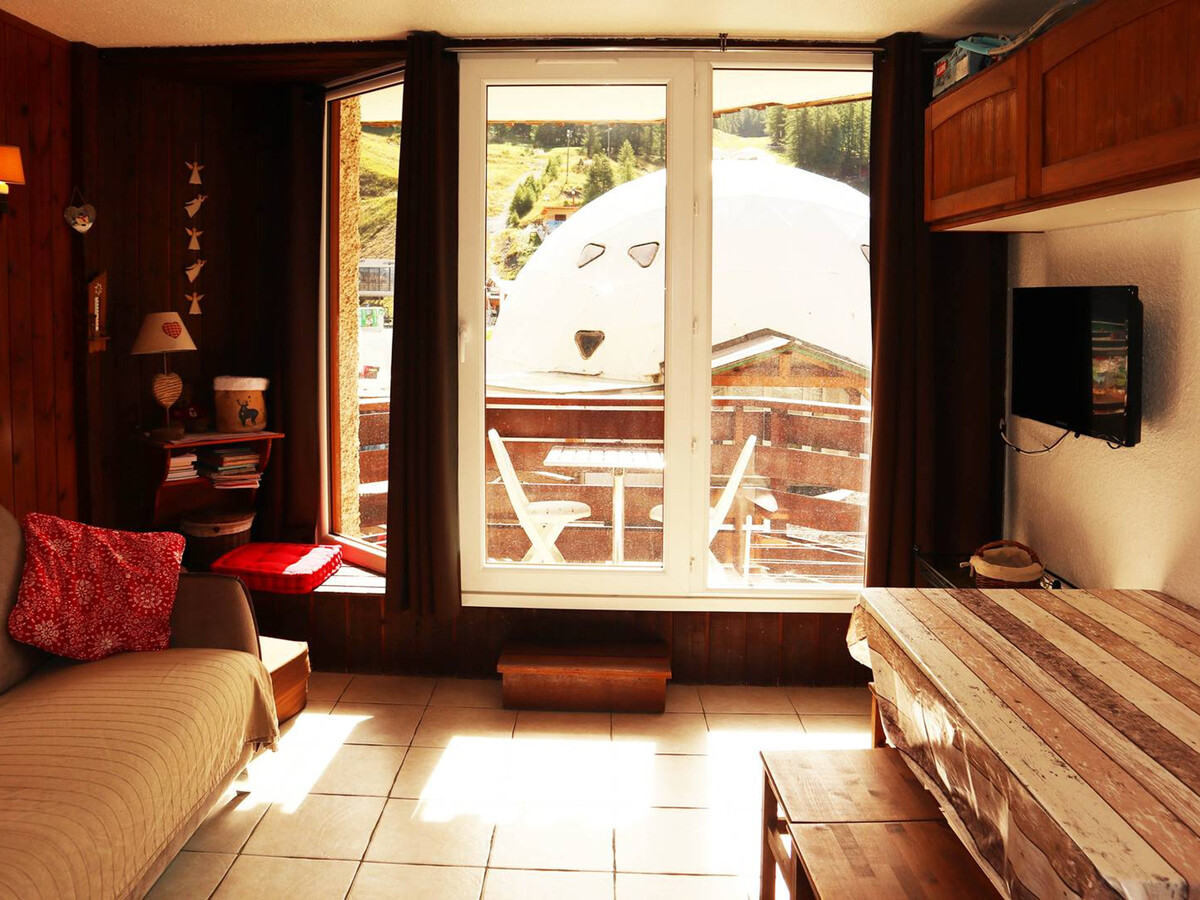 Studio 4 pers avec balcon vue pistes aux Orres 1650 - Photo 1