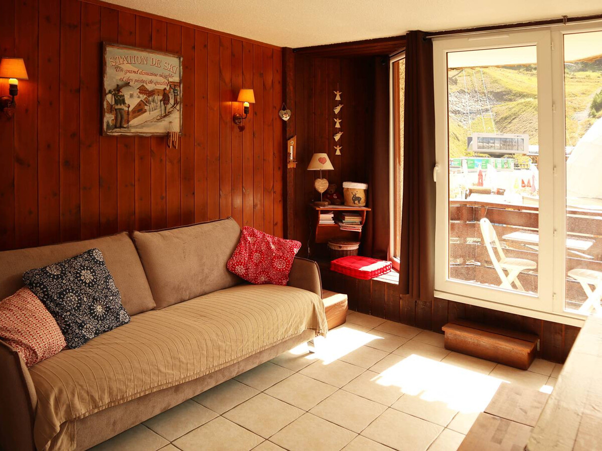 Studio 4 pers avec balcon vue pistes aux Orres 1650 - Photo 3