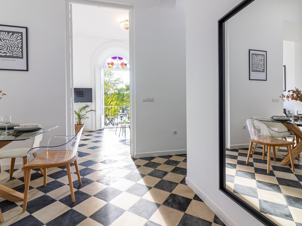 Appart 4 chambres centre Málaga, vue château mauresque - Photo 10