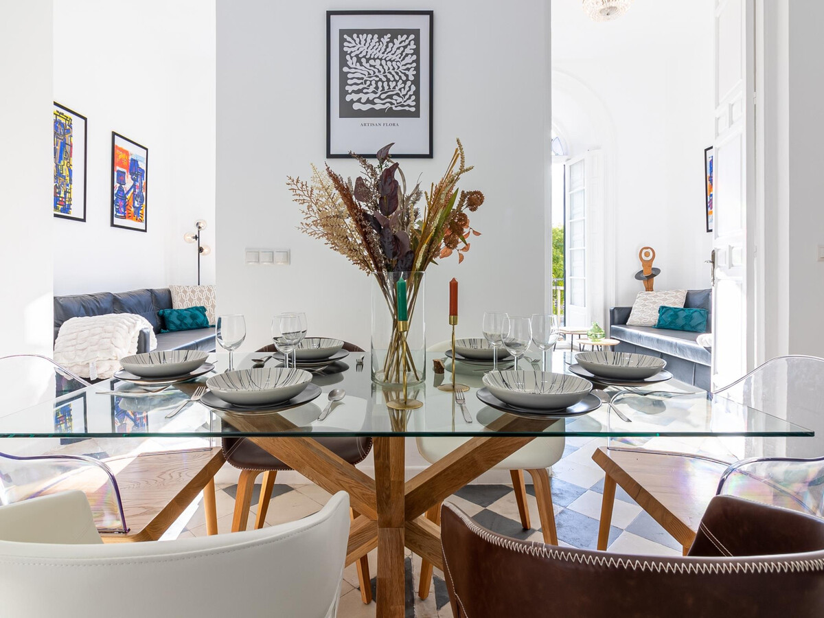 Appart 4 chambres centre Málaga, vue château mauresque - Photo 11