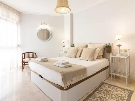 Location appartement à Málaga, Appartement lumineux 2 chambres Malagueta, climatisation, proche centre