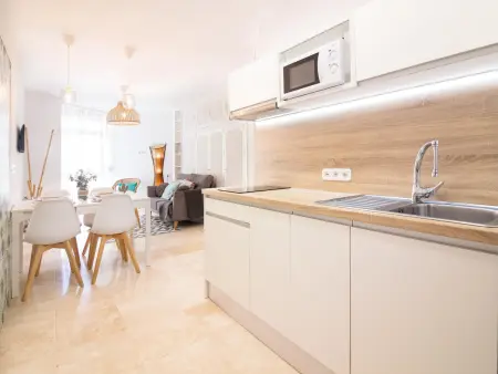 Appartement vue mer Malagueta, 2 chambres climatisé : photo 8