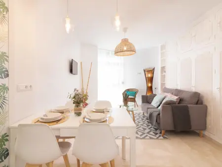 Appartement vue mer Malagueta, 2 chambres climatisé : photo 10