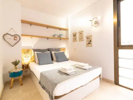 Appartement vue mer Malagueta, 2 chambres climatisé : photo 18