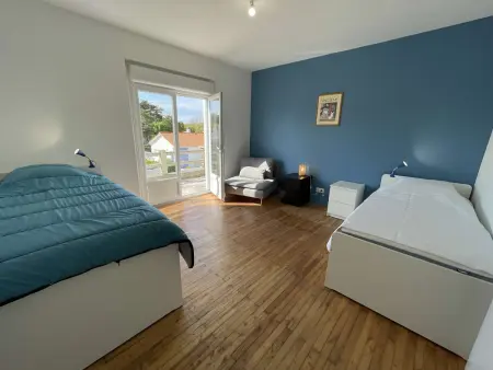 Maison rénovée 5 pièces, jardin clos à 2 pas de l'océan : photo 19