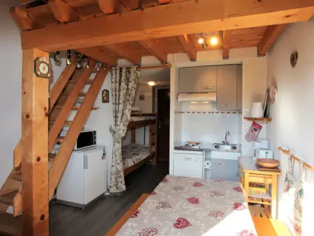 Location appartement à La Toussuire, Studio 4 pers. avec mezzanine, parking, proche ski - La Toussuire