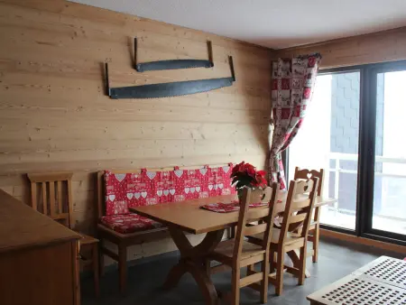 Location appartement à La Toussuire, Appartement lumineux 6 pers, 2 ch, départ ski au pied
