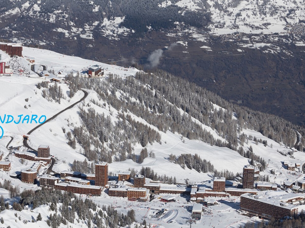 Appartement 6 pers, vue Mont-Blanc à La Plagne - Photo 12