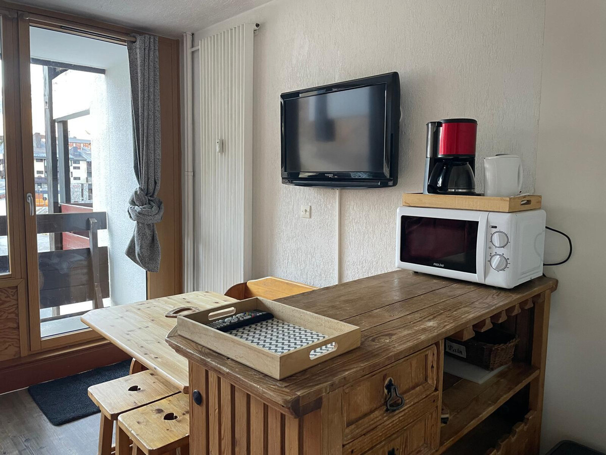Studio 4 pers. Tignes avec balcon vue glacier - Photo 7