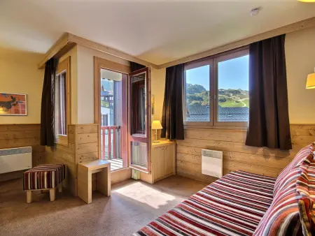 Location appartement à Belle Plagne, Grand appartement 6 personnes avec vue, proche des pistes