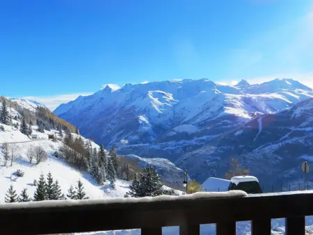 Studio cabine 100m des pistes, vue Ecrins, parking gratuit : photo 2
