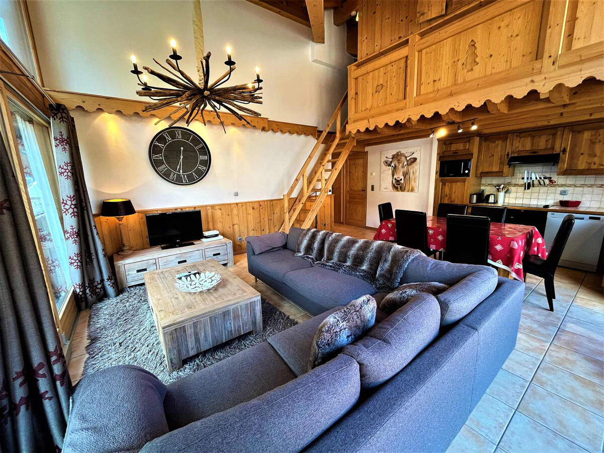 Appartement 3 pièces avec mezzanine aux Gets, vue pistes - Photo 1