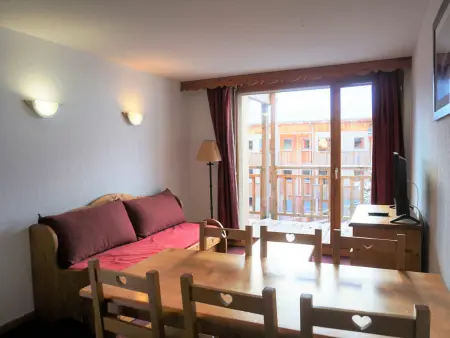 Location appartement à Orcières Merlette, 2P cabine, 6 pers, PKG, WIFI gratuit, proche jardin des neiges