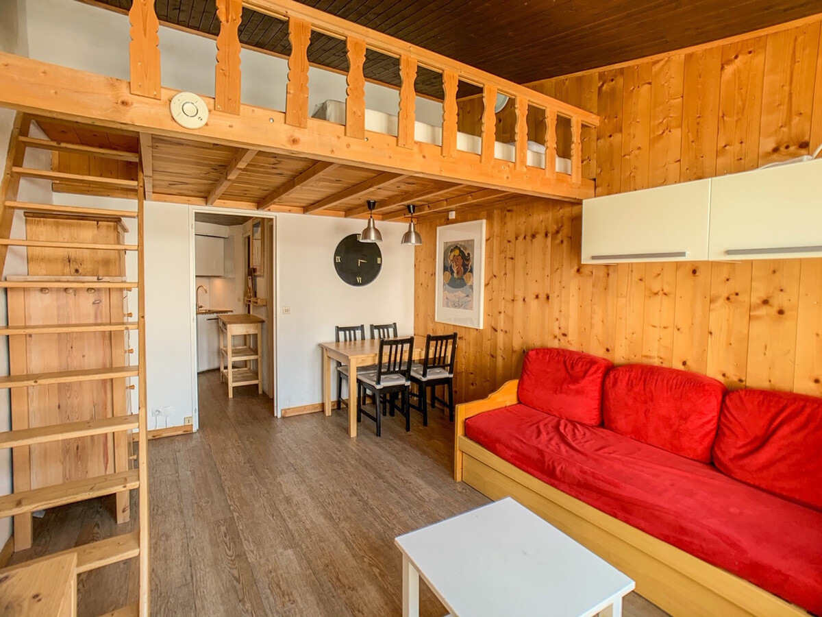 Studio mezzanine 25m² avec balcon sud à Tignes - Photo 9