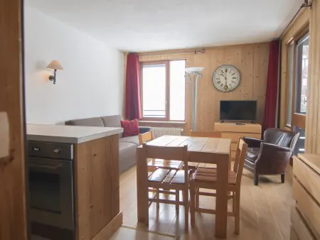 Appartement 2 pièces Tignes, balcon vue lac et montagne : photo 6