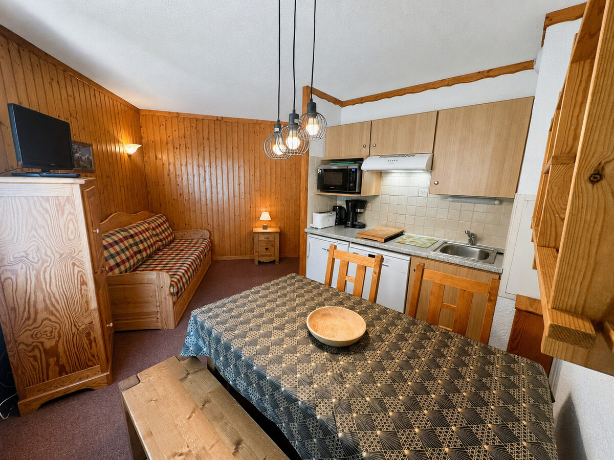 Studio cabine 4 pers. aux Menuires, animaux admis - Photo 3
