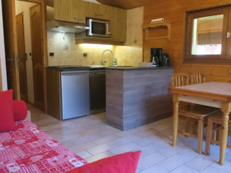 Location appartement à Châtel, Appartement 6 personnes avec balcon sud et parking à Châtel