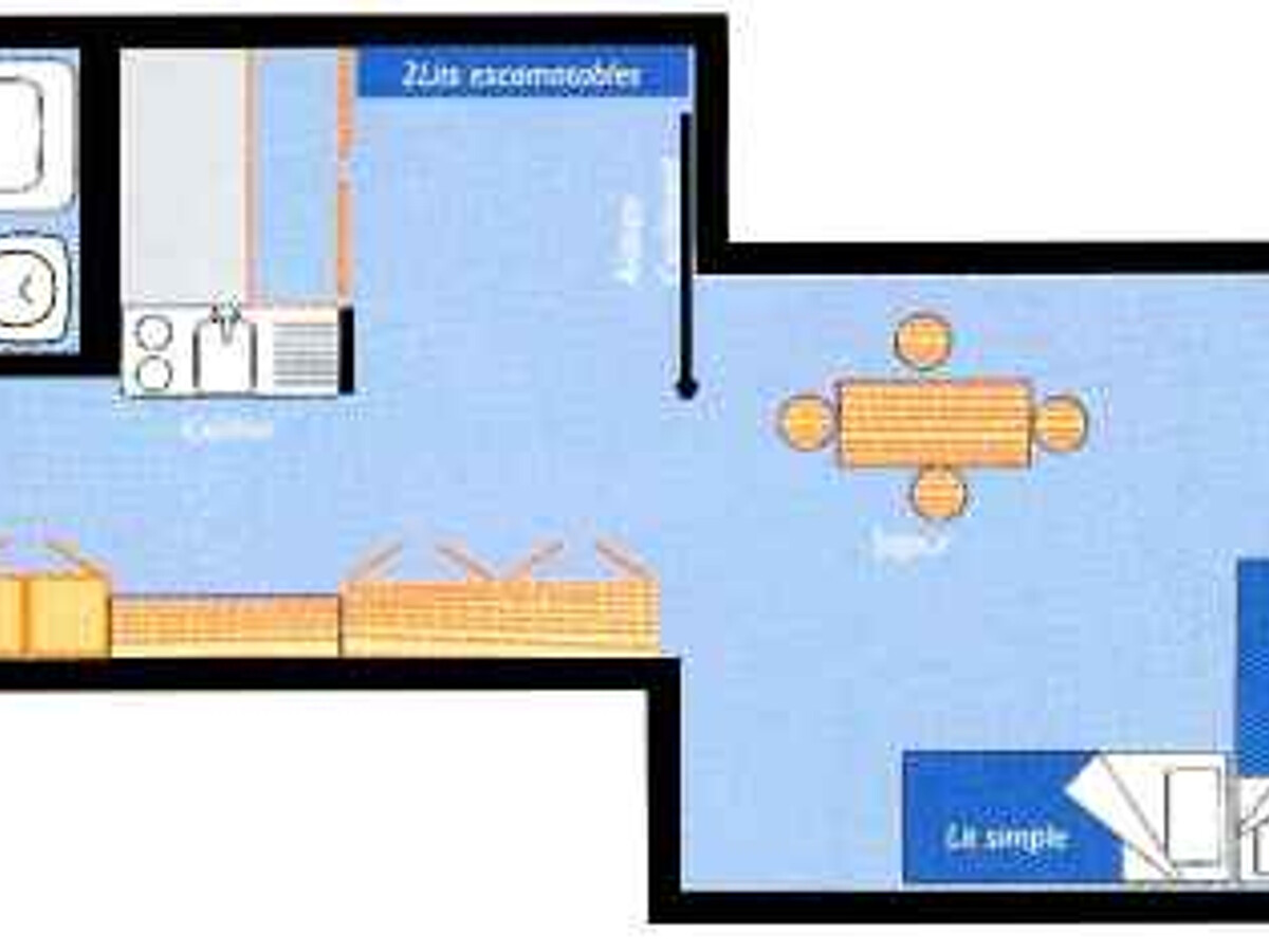 Studio 25m² skis aux pieds, 4 personnes, Arc 1800 - Photo 9