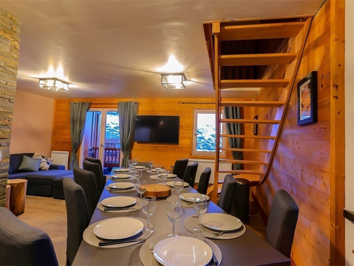 Duplex rénové 12 pers, 4 chambres, ski-room à Val Thorens - Photo 5