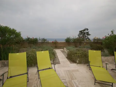 Appartement 3P climatisé avec terrasses vue mer, Menton : photo 14