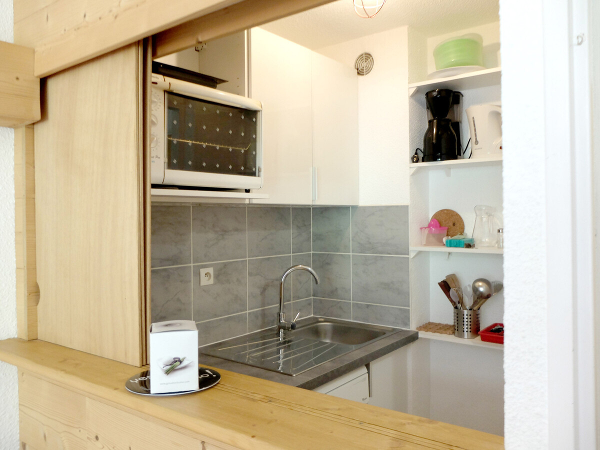 Studio cabine 22m² ski aux pieds Tignes, balcon sud - Photo 6