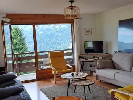 Location appartement à Crest Voland, Appartement 6 pers, 2 ch, à Crest-Voland, proche pistes et commerces