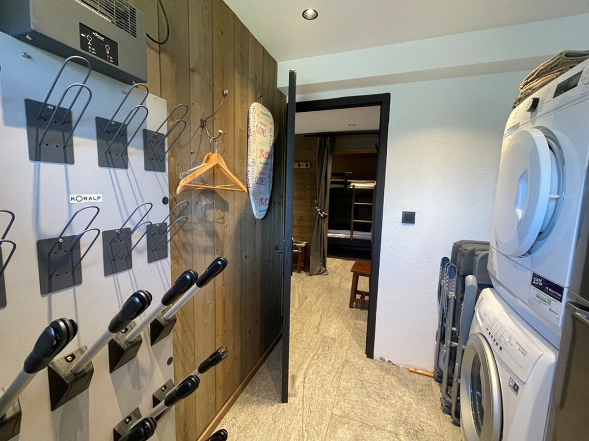 Appartement 6 pers, 3 ch, skiroom - Centre Crest-Voland - Photo 15