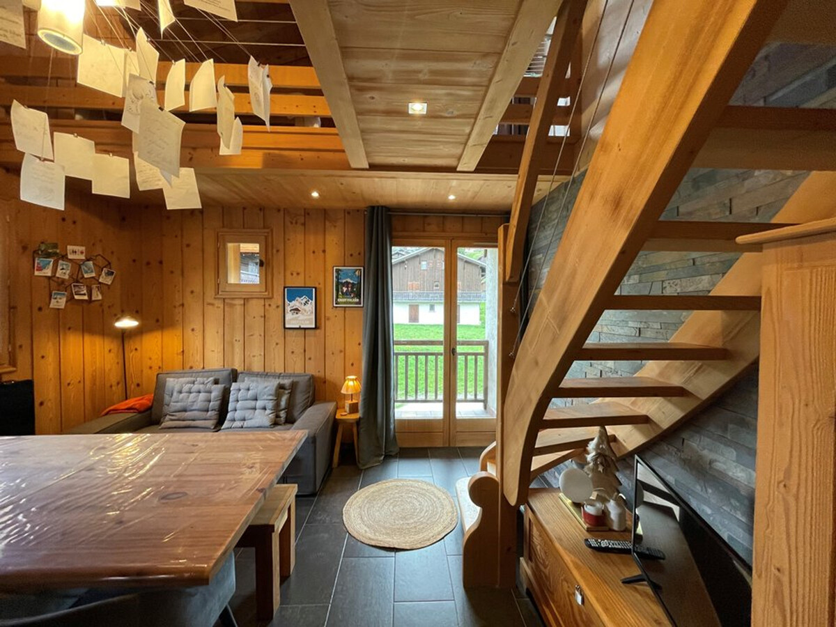 Appartement duplex 4 pers à Crest-Voland, 50m des pistes - Photo 3