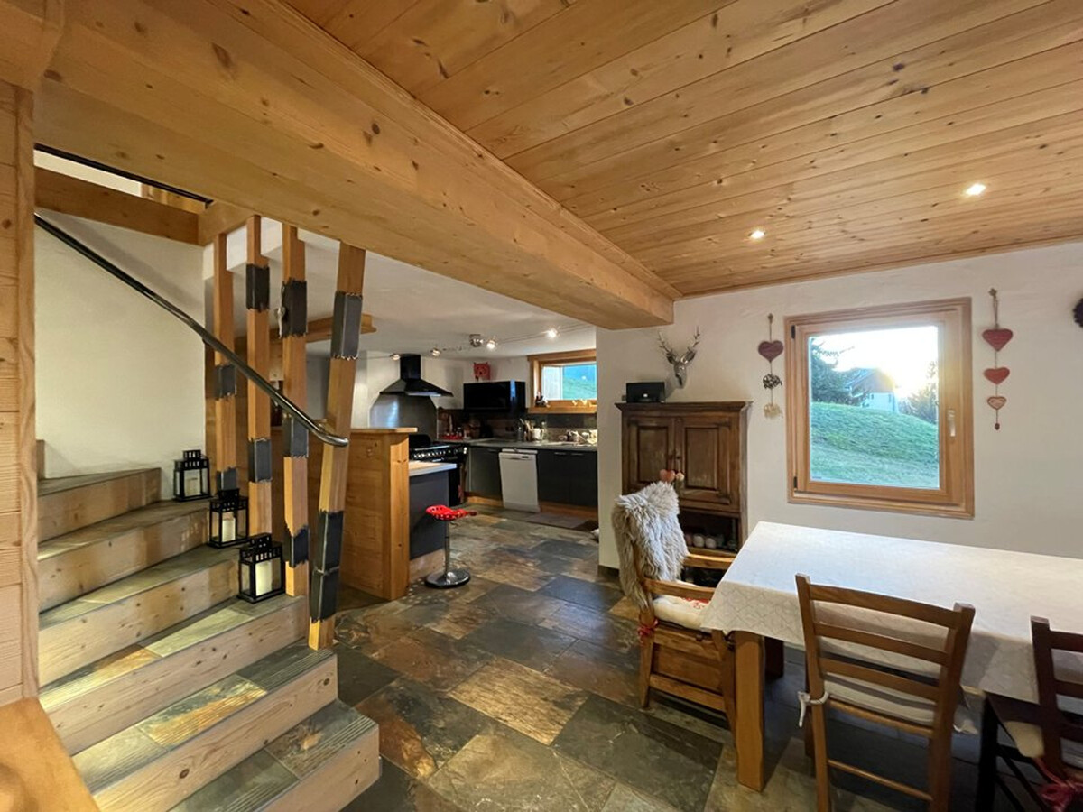 Chalet 12 personnes avec cheminée à Crest-Voland - Photo 4